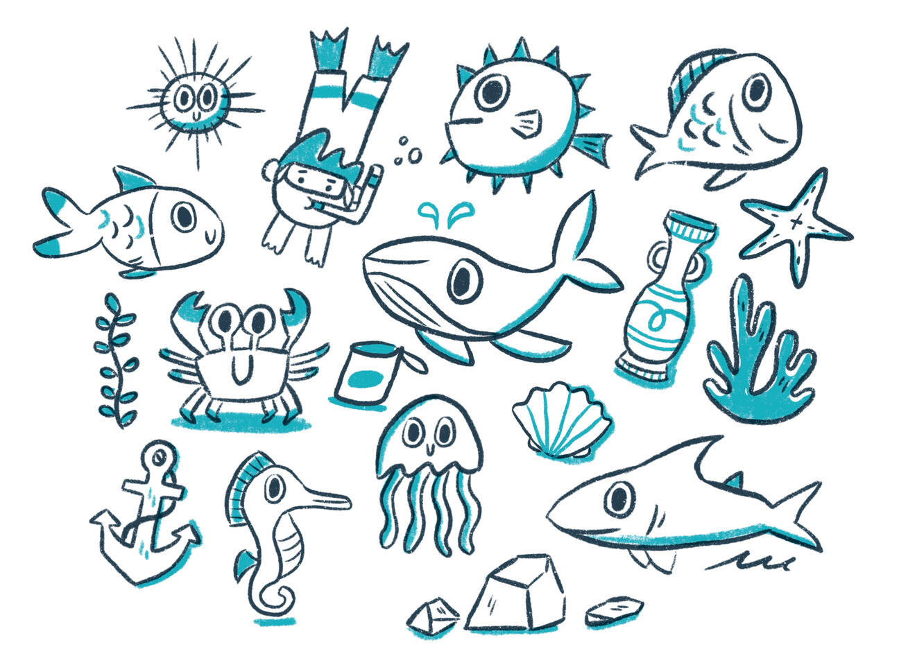 Under The Sea Icons