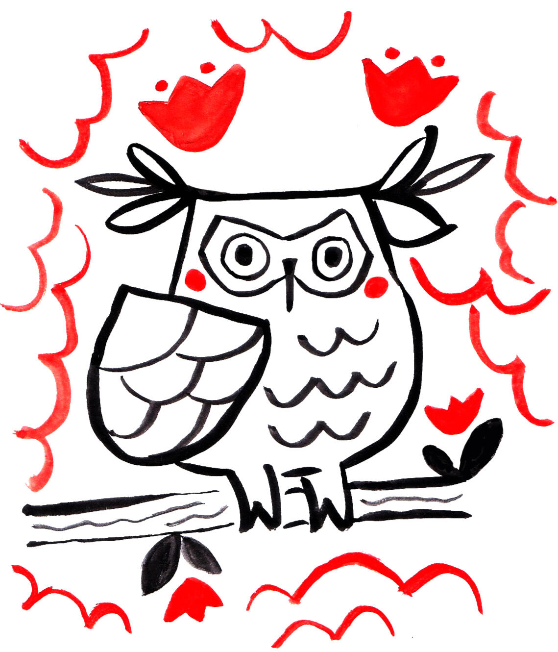 Sketchbook Owl